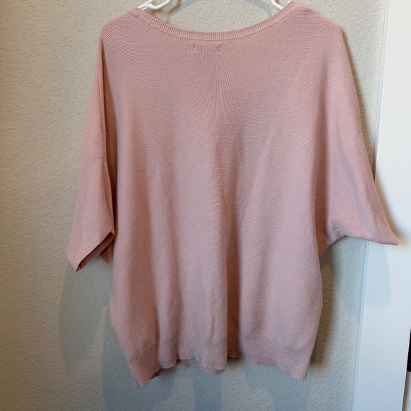 Quince Pink Cotton Cashmere Sweater Size Large - Picture 7 of 7